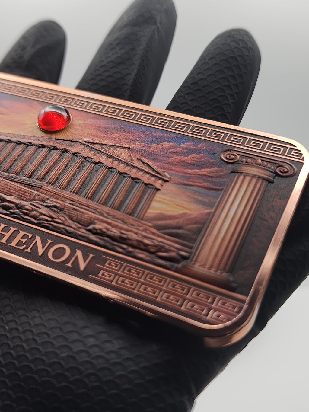 2026 Parthenon Colorized 10oz .999 Copper Bar
