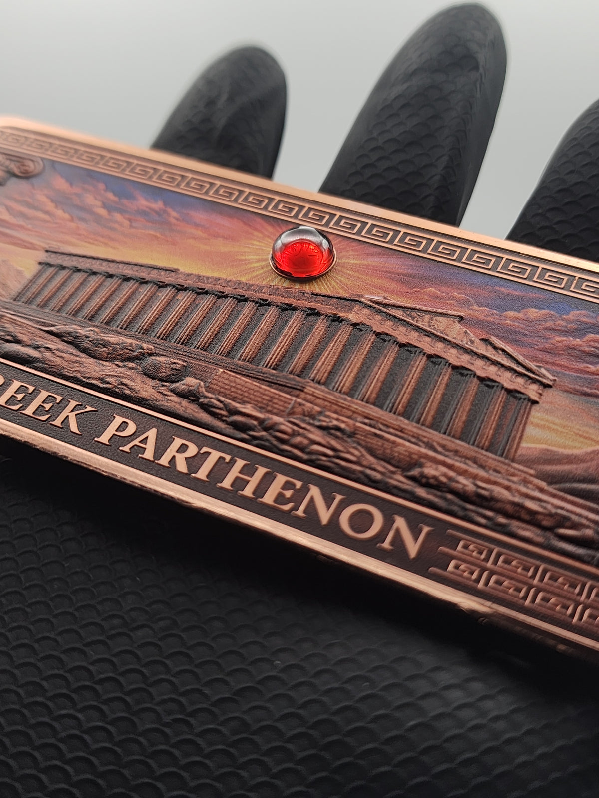 2026 Parthenon Colorized 10oz .999 Copper Bar