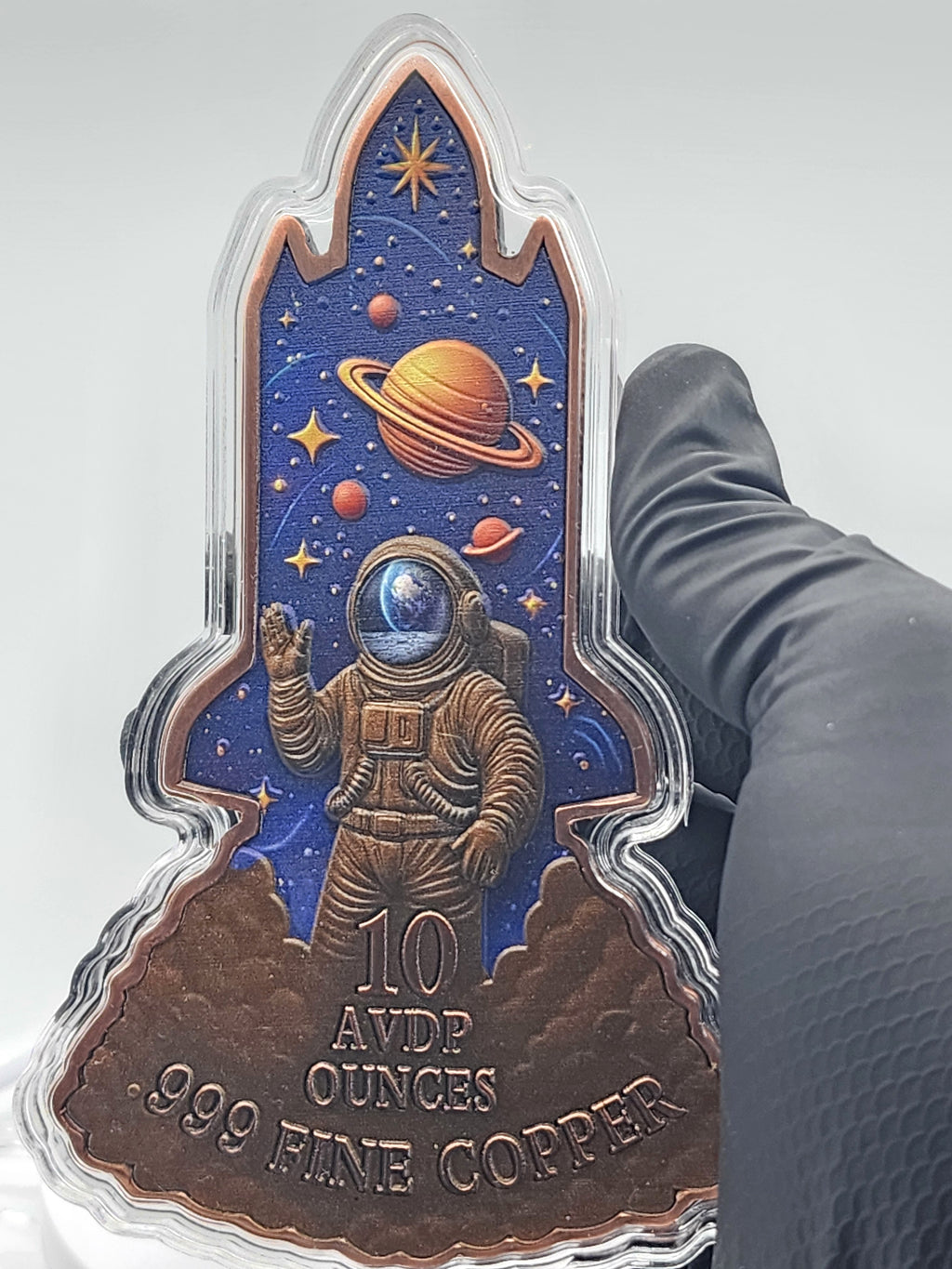 2026 Space Shuttle 10 Ounce Colorized Copper in Capsule