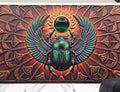 2026 Scarab Egyptian Bar w/Crystal Insert 10oz AVDP .999 Copper Bar