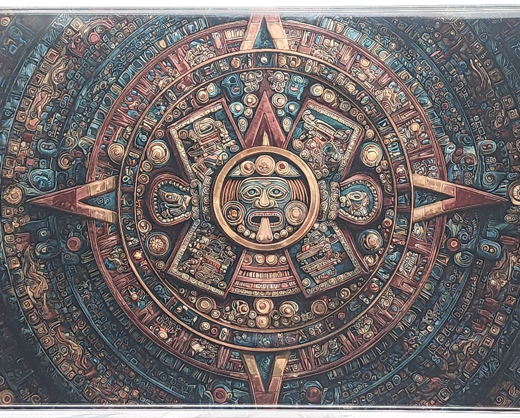 2026 Ghana Aztec Calendar 5g .999 Silver Foil