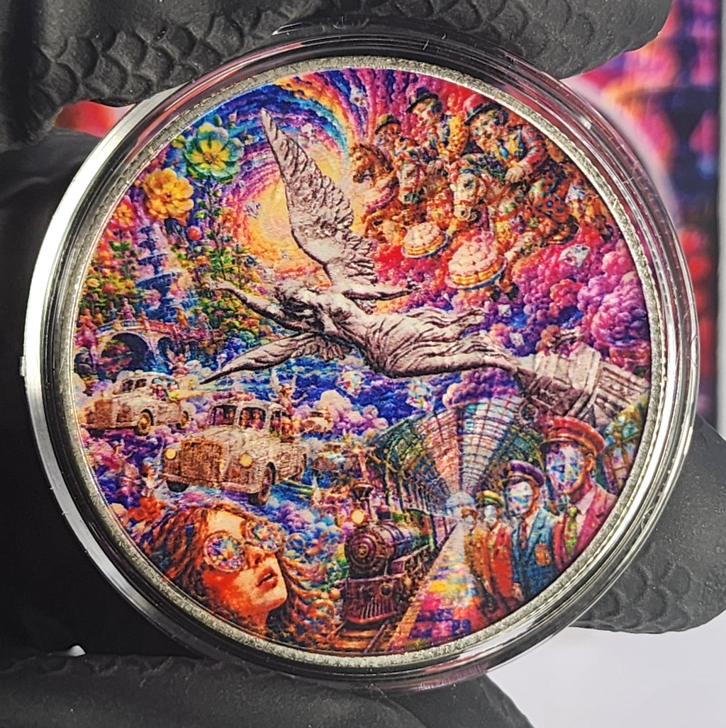 2024 Mexico Libertad in the Sky with Diamonds 1 oz Silver Coin