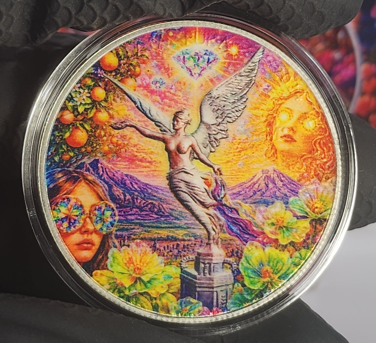 2024 Mexico Libertad in the Sky with Diamonds 1 oz Silver Coin