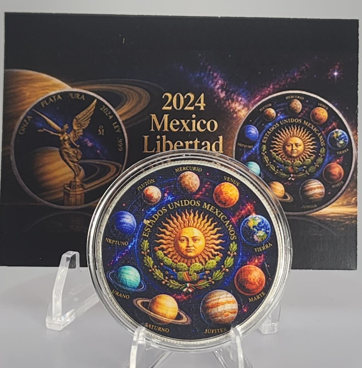 2024 Mexico Libertad Saturno Edition 1 oz Silver Coin