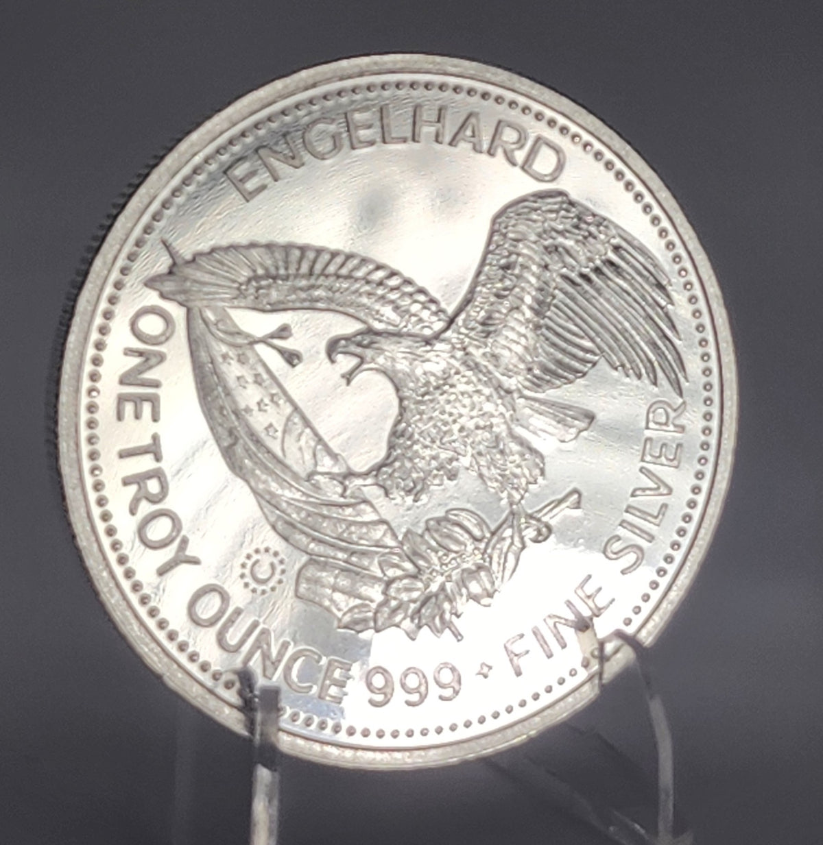2026 PAMP Suisse Engelhard Prospector 1 oz Silver Round