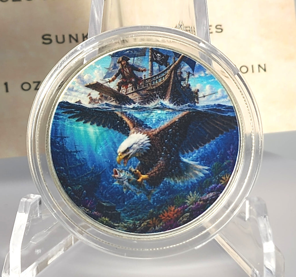 2026 U.S. Eagle Sunken Treasures Edition 1 oz Silver Coin