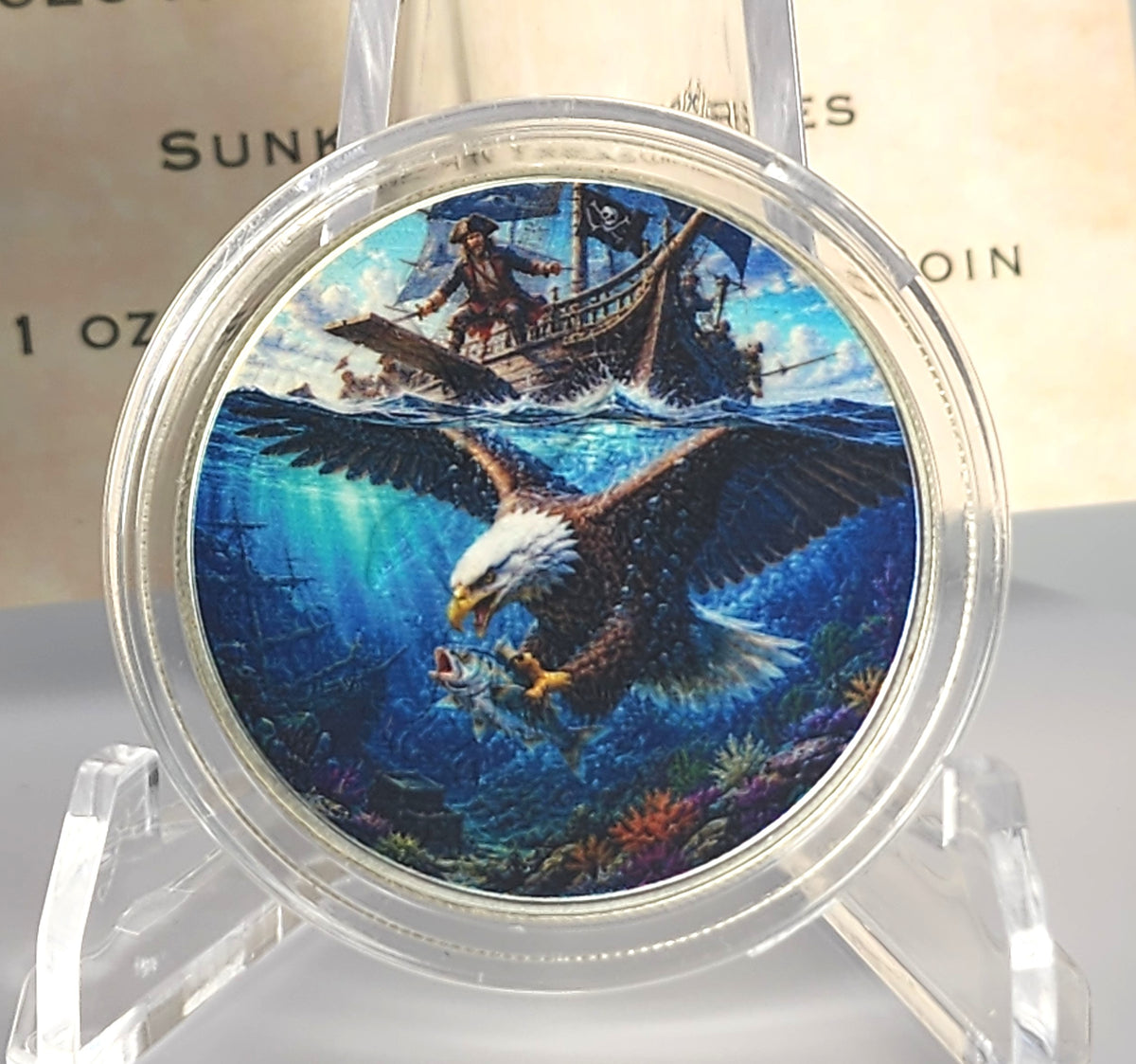 2026 U.S. Eagle Sunken Treasures Edition 1 oz Silver Coin