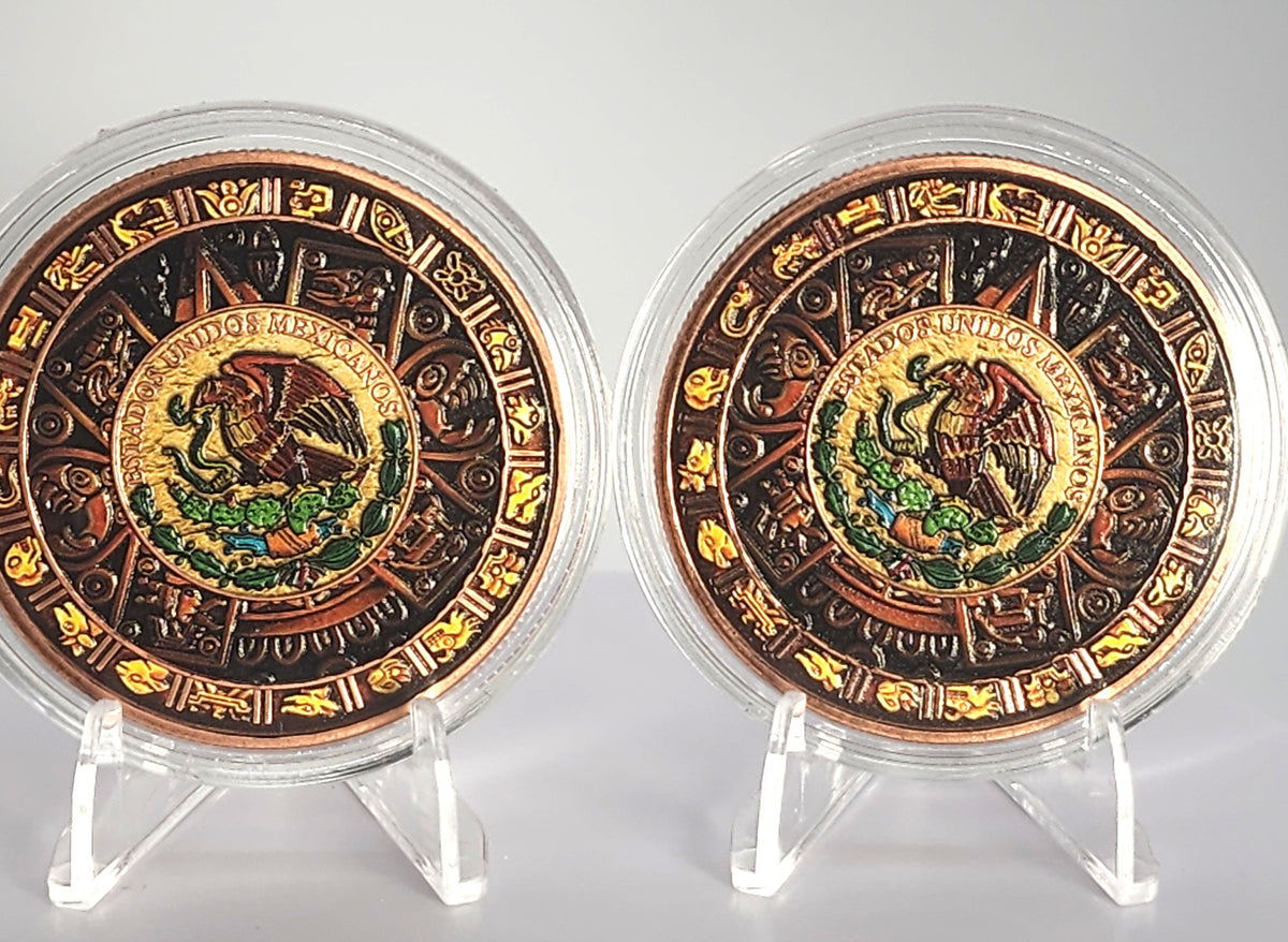 2026 Mexico Libertad History of the Aztec 2 x 1 oz Copper Round Set