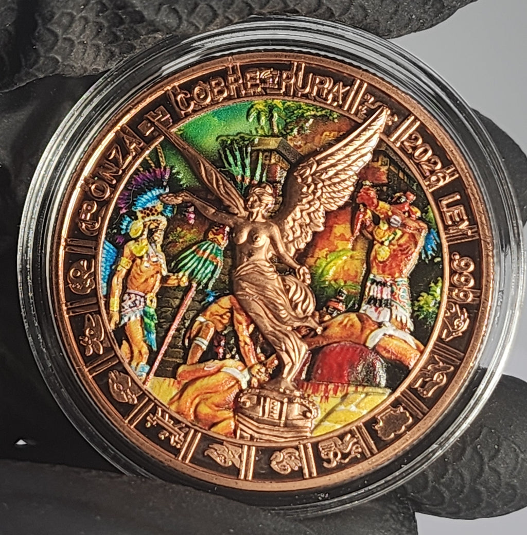 2026 Mexico Libertad History of the Aztec 2 x 1 oz Copper Round Set