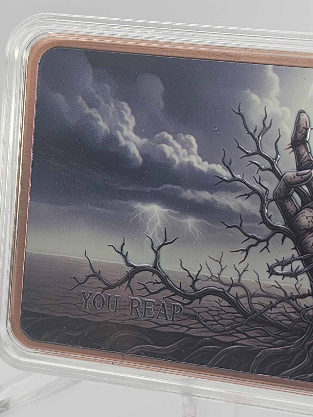 You Reap What You Sow 10 oz Colorized Copper Bar