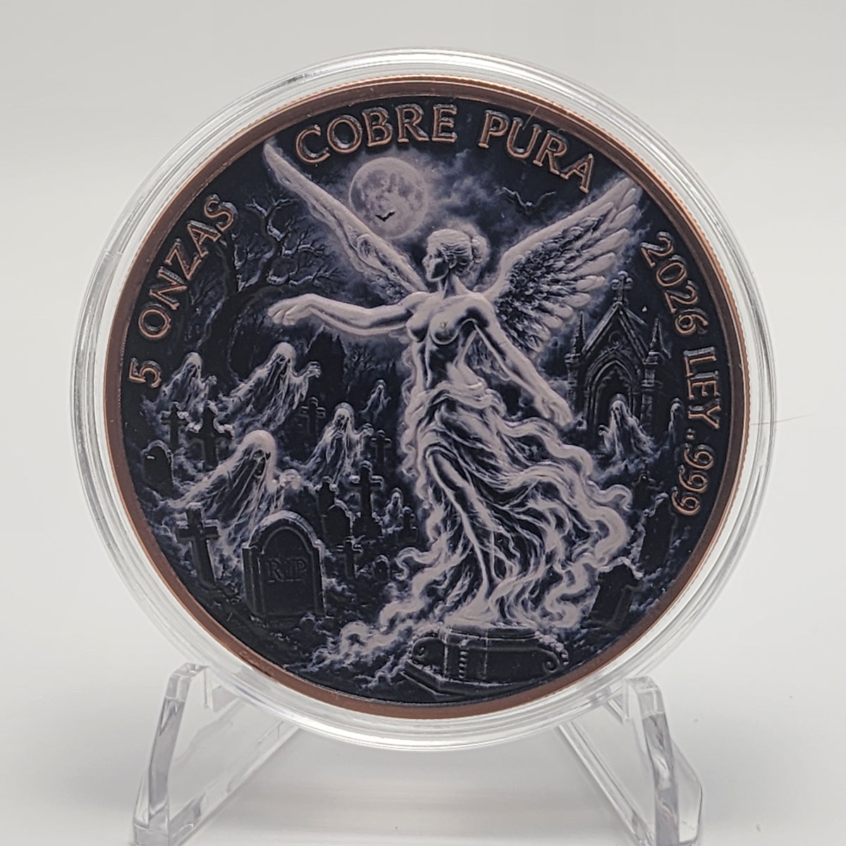 Ghostly Libertad Tribute 5 oz Copper Round | 320 Coins Exclusive