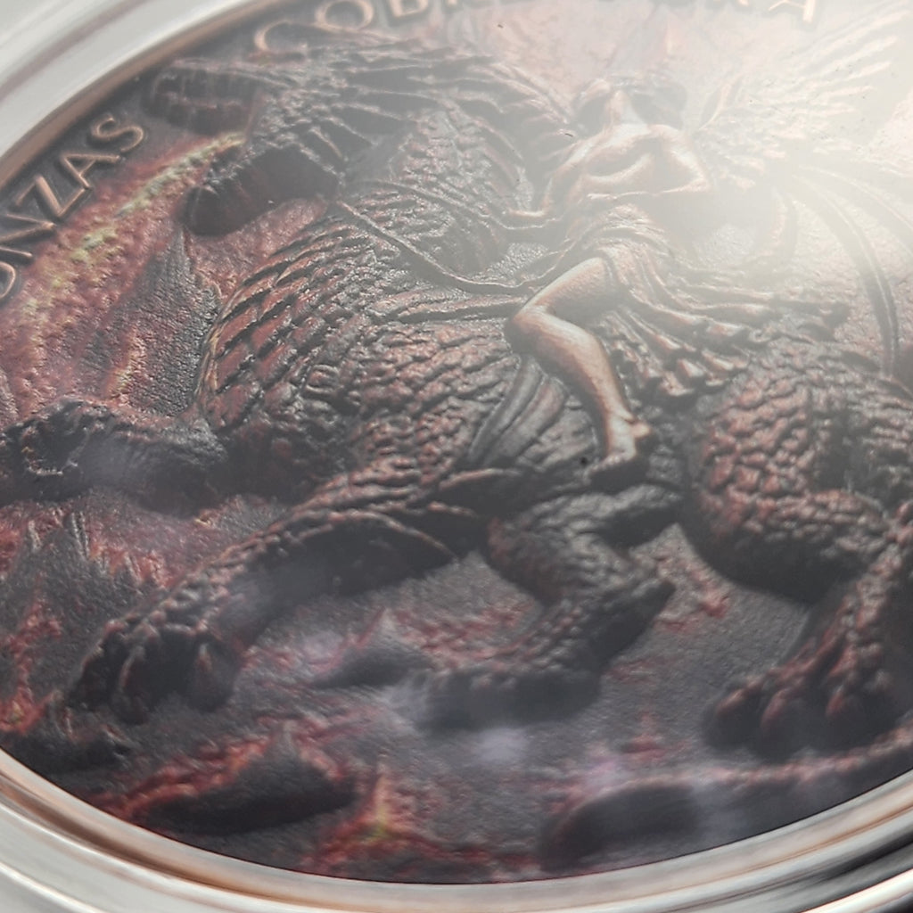 Fire Dragon Libertad Tribute | 5 oz Copper Round