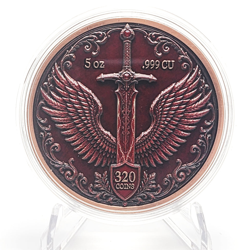 Fire Dragon Libertad Tribute | 5 oz Copper Round