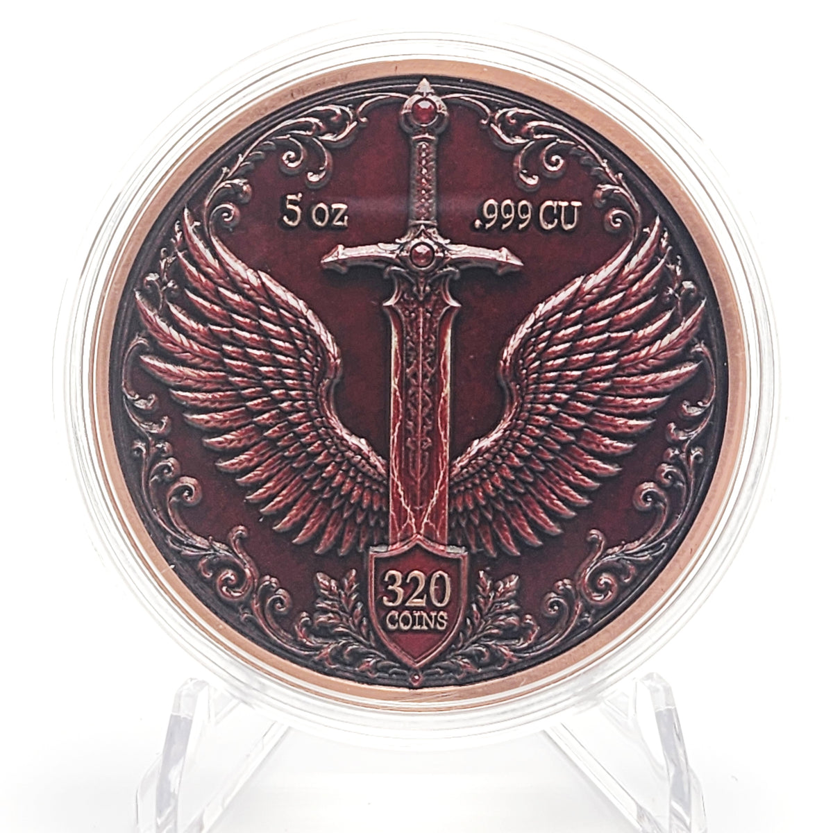 Fire Dragon Libertad Tribute | 5 oz Copper Round