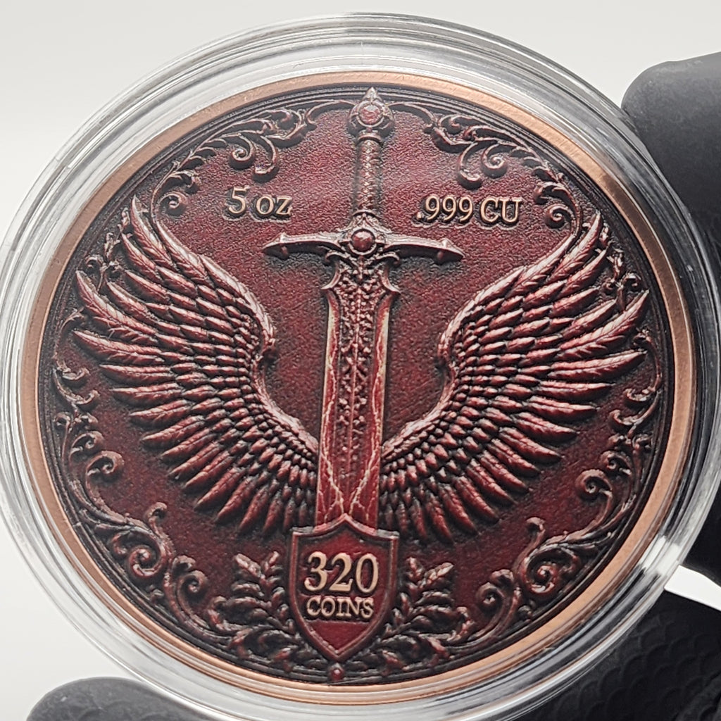 Fire Dragon Libertad Tribute | 5 oz Copper Round