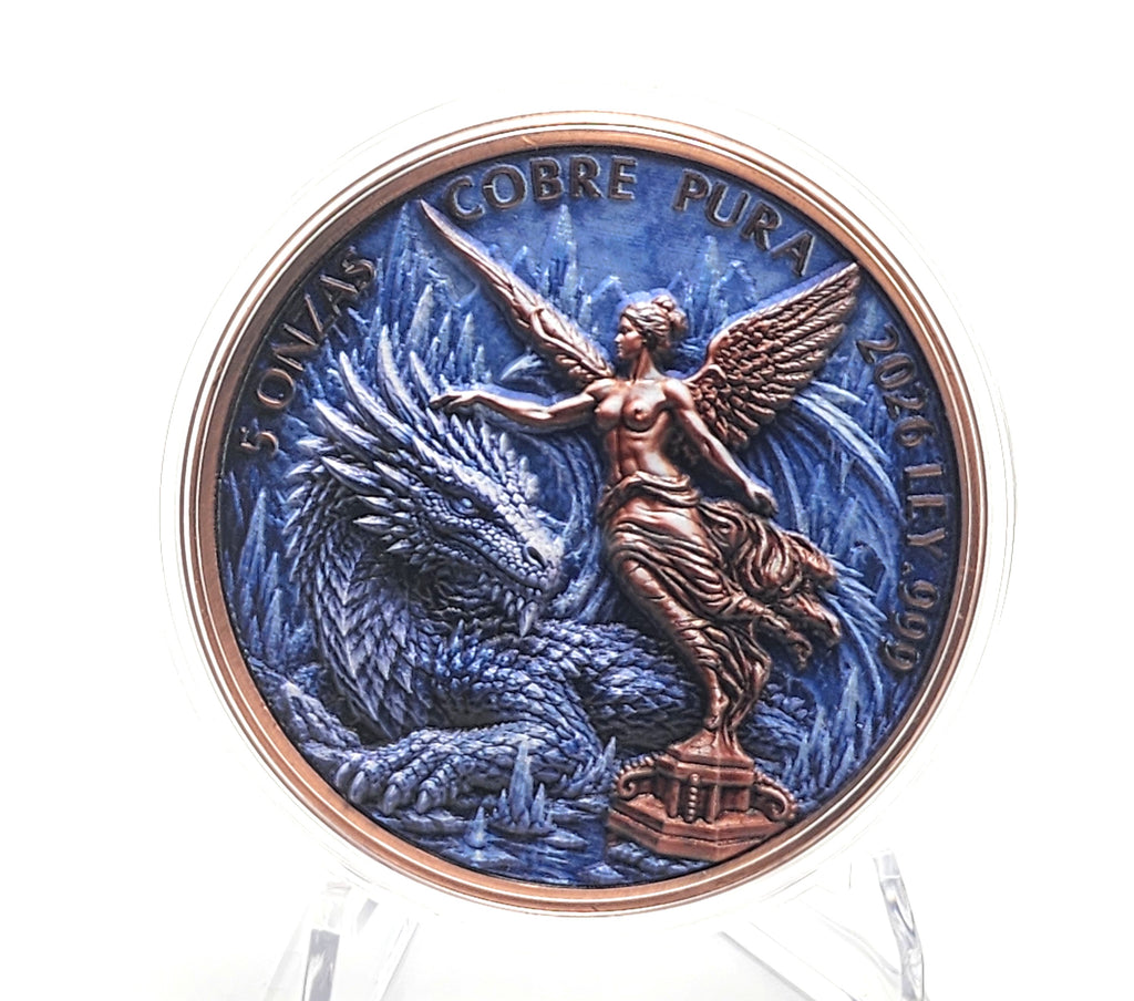 Ice Dragon Libertad Tribute | 5 oz Copper Round