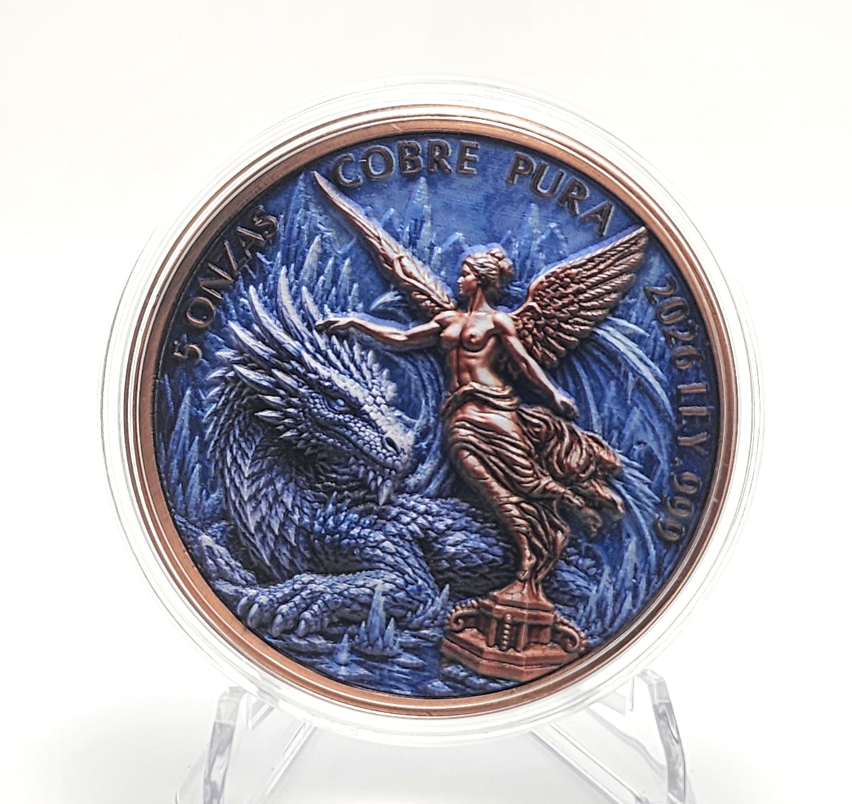 Ice Dragon Libertad Tribute | 5 oz Copper Round