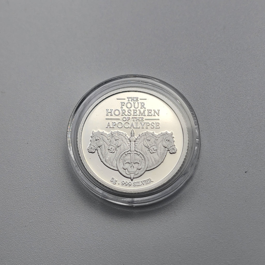 The Four Horsemen of the Apocalypse 4 x 3g Silver Medal Set