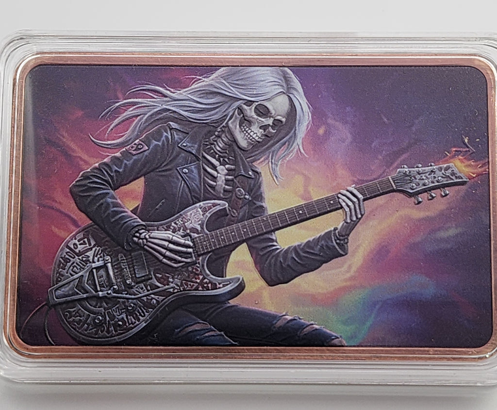 Eternal Riff Colorized 5 oz Copper Bar