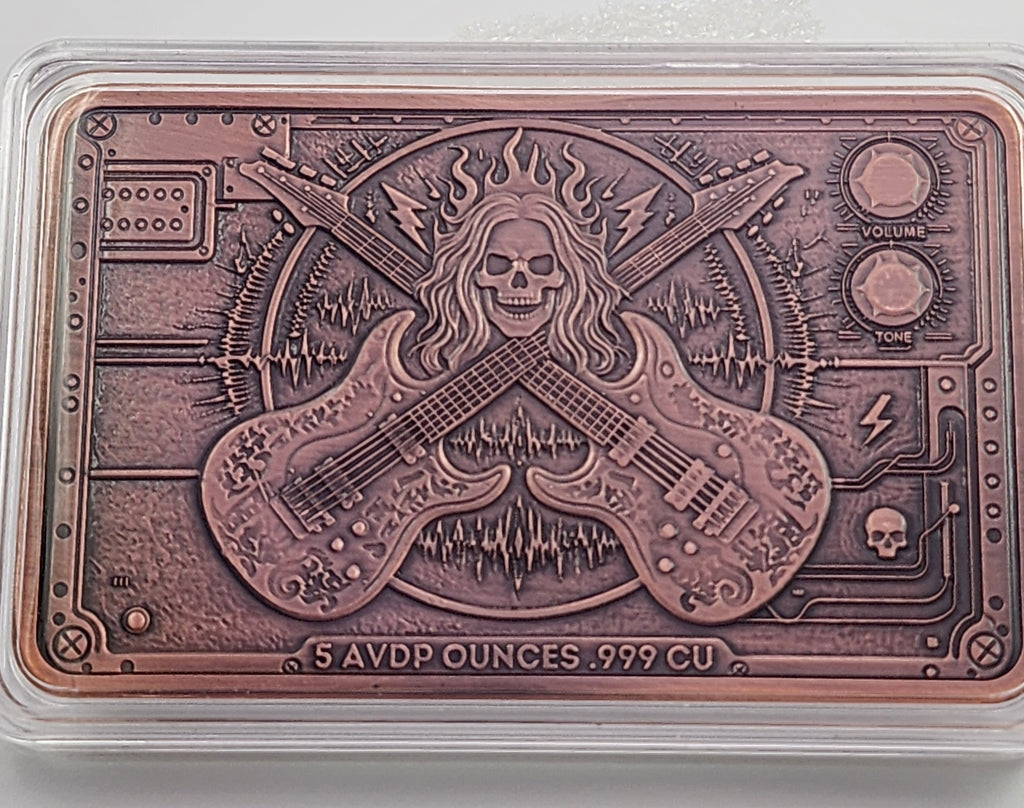 Eternal Riff Colorized 5 oz Copper Bar