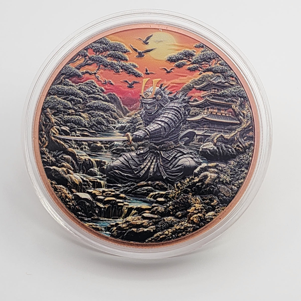 Ancient Warriors - Samurai 5 oz Copper Round
