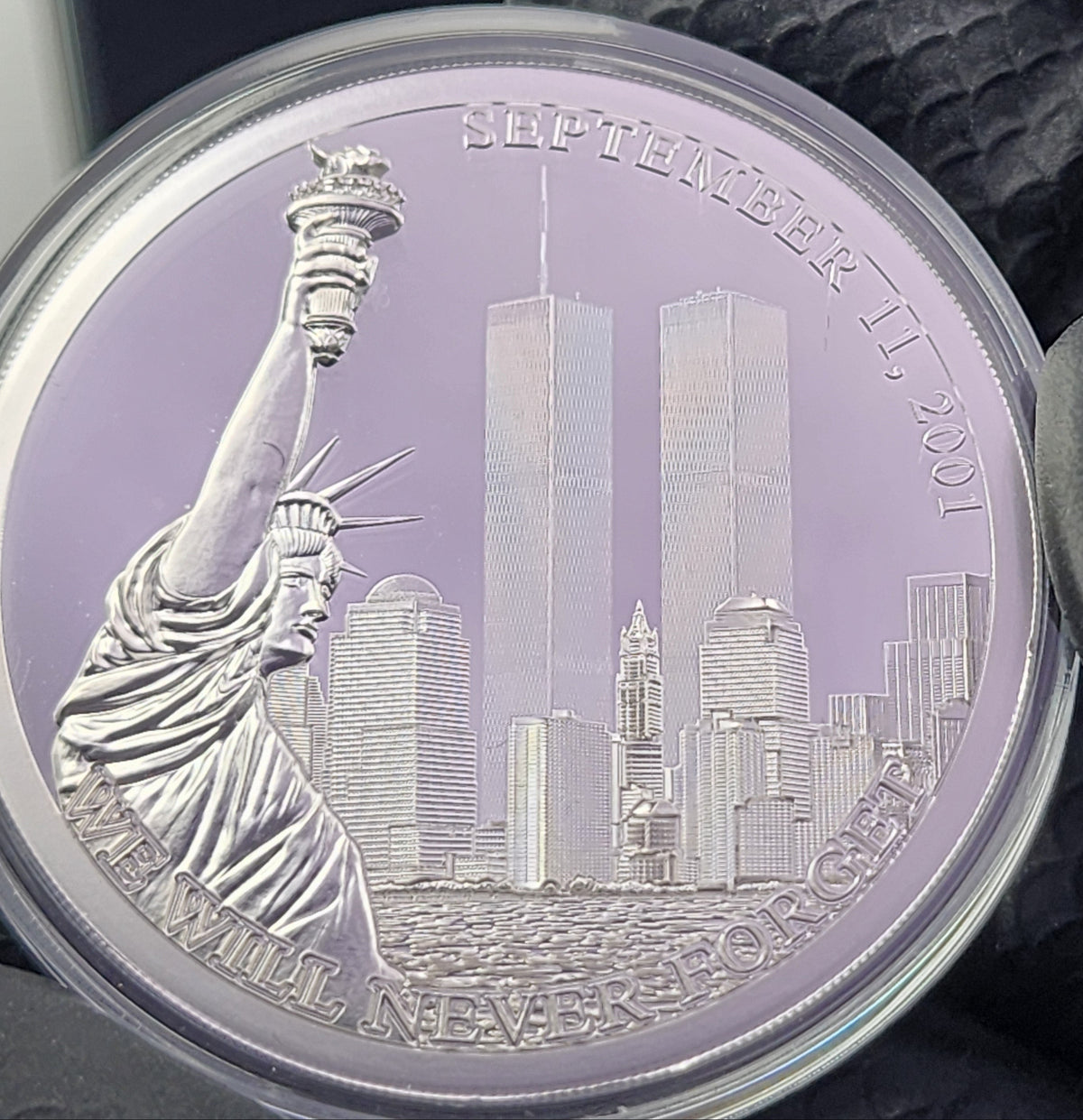 2026 Fiji September 11, 2001 We Will Never Forget Proof 1 oz Silver Coin