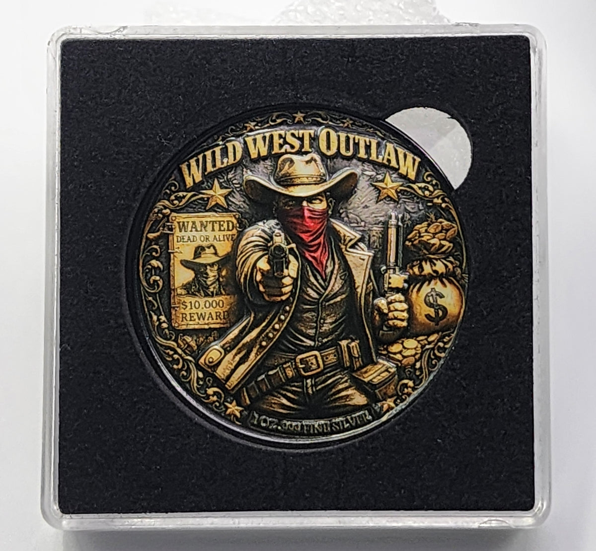 Wild West Outlaw 1 oz Copper Round | Silver Stacker LLC Exclusive
