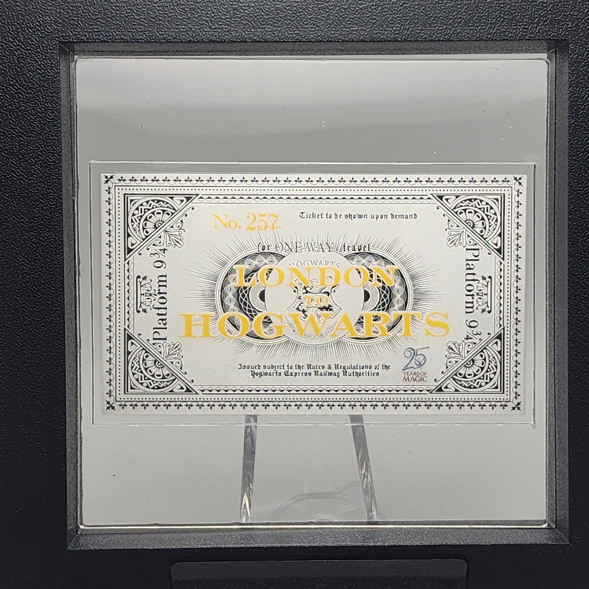 2026 Samoa Harry Potter Hogwarts Express Ticket 3g Silver Foil Coin