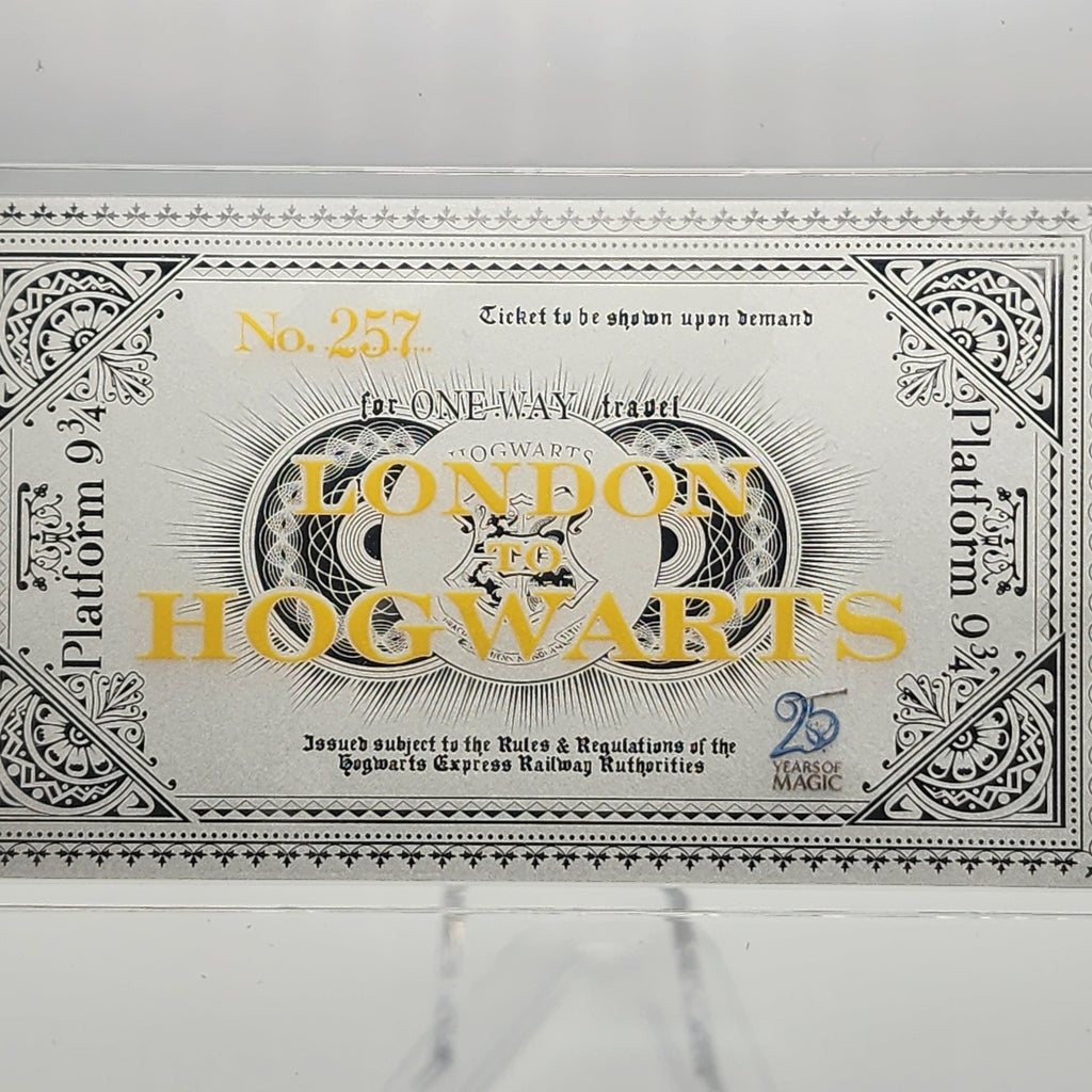 2026 Samoa Harry Potter Hogwarts Express Ticket 3g Silver Foil Coin