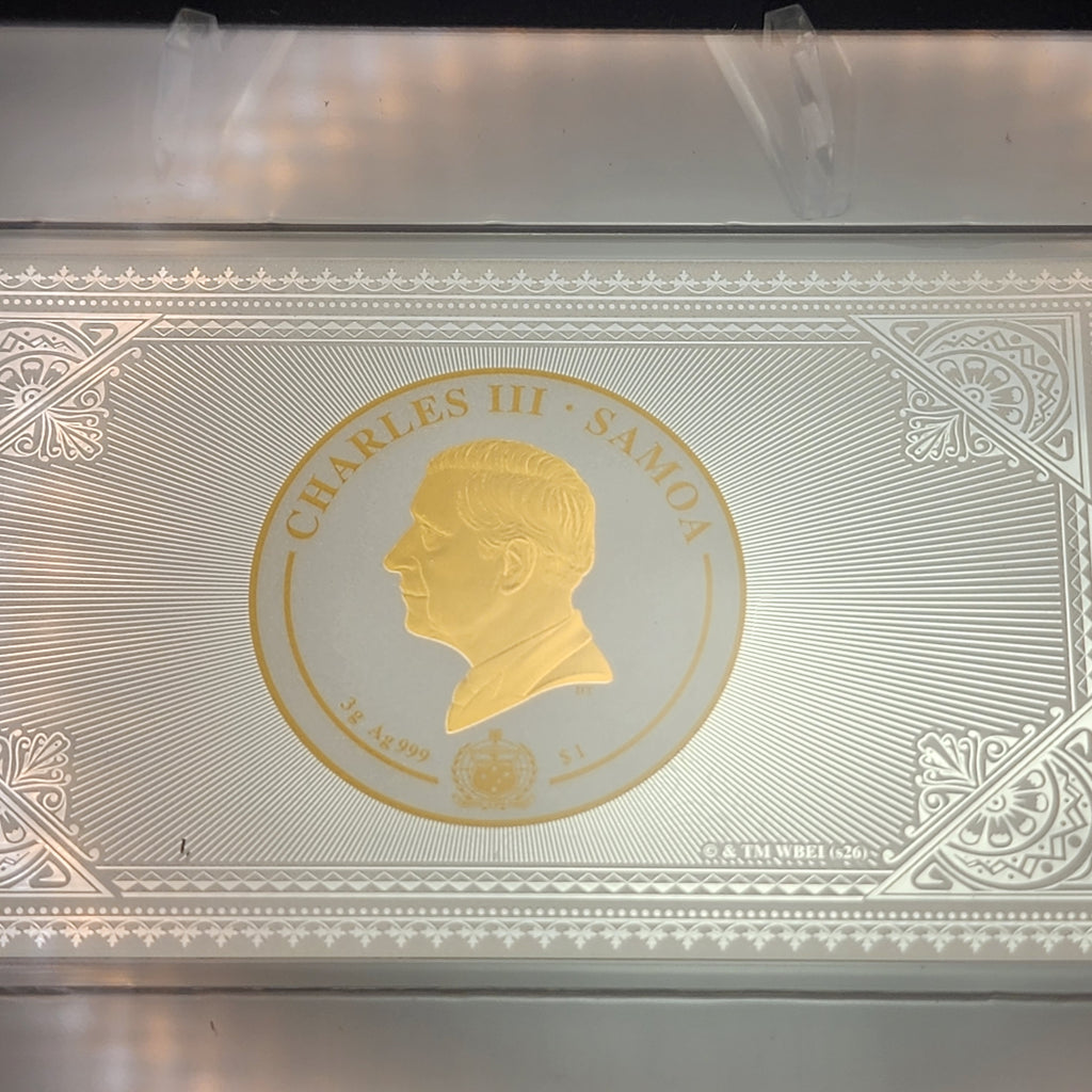2026 Samoa Harry Potter Hogwarts Express Ticket 3g Silver Foil Coin