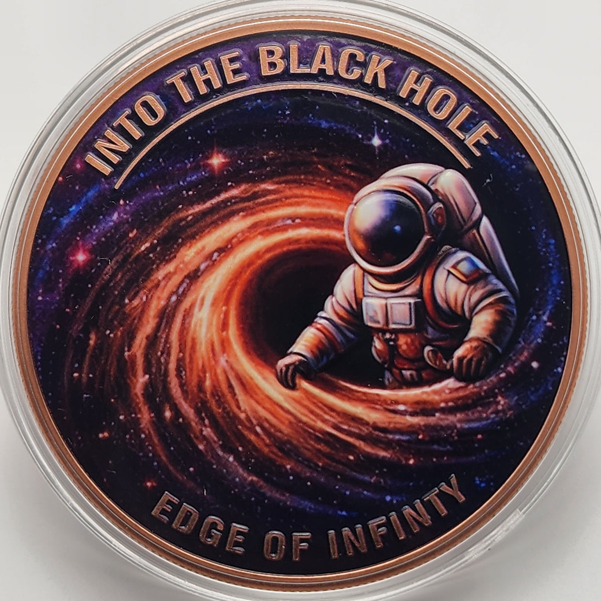 Discover the Unknown – Black Hole 5 oz Copper Round