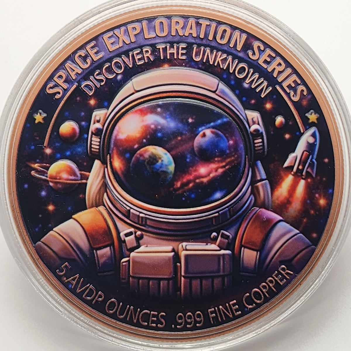 Exploring the Stars - 5oz Copper Round
