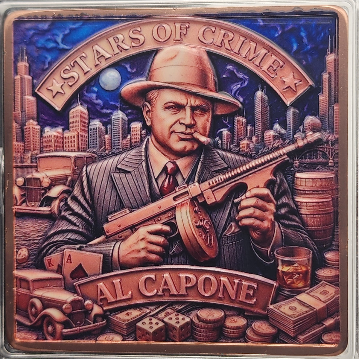 2026 Stars of Crime – Al Capone 5 oz Copper Bar