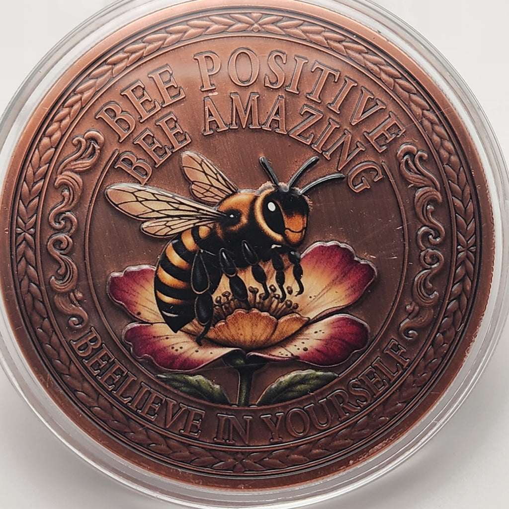 Bee Amazing Colorized 5 oz Copper Medal