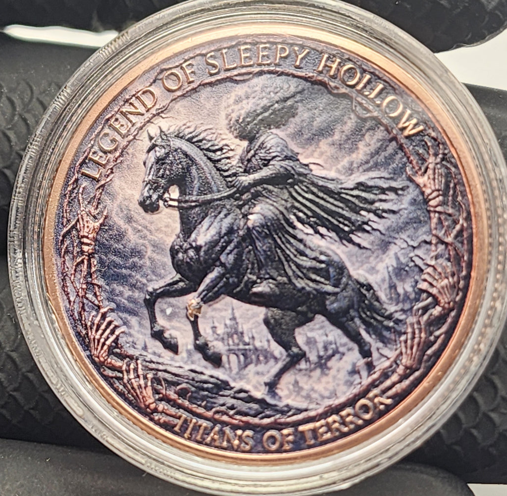 Titans of Terror: Sleepy Hollow 1 oz Copper Round by 320 Coins