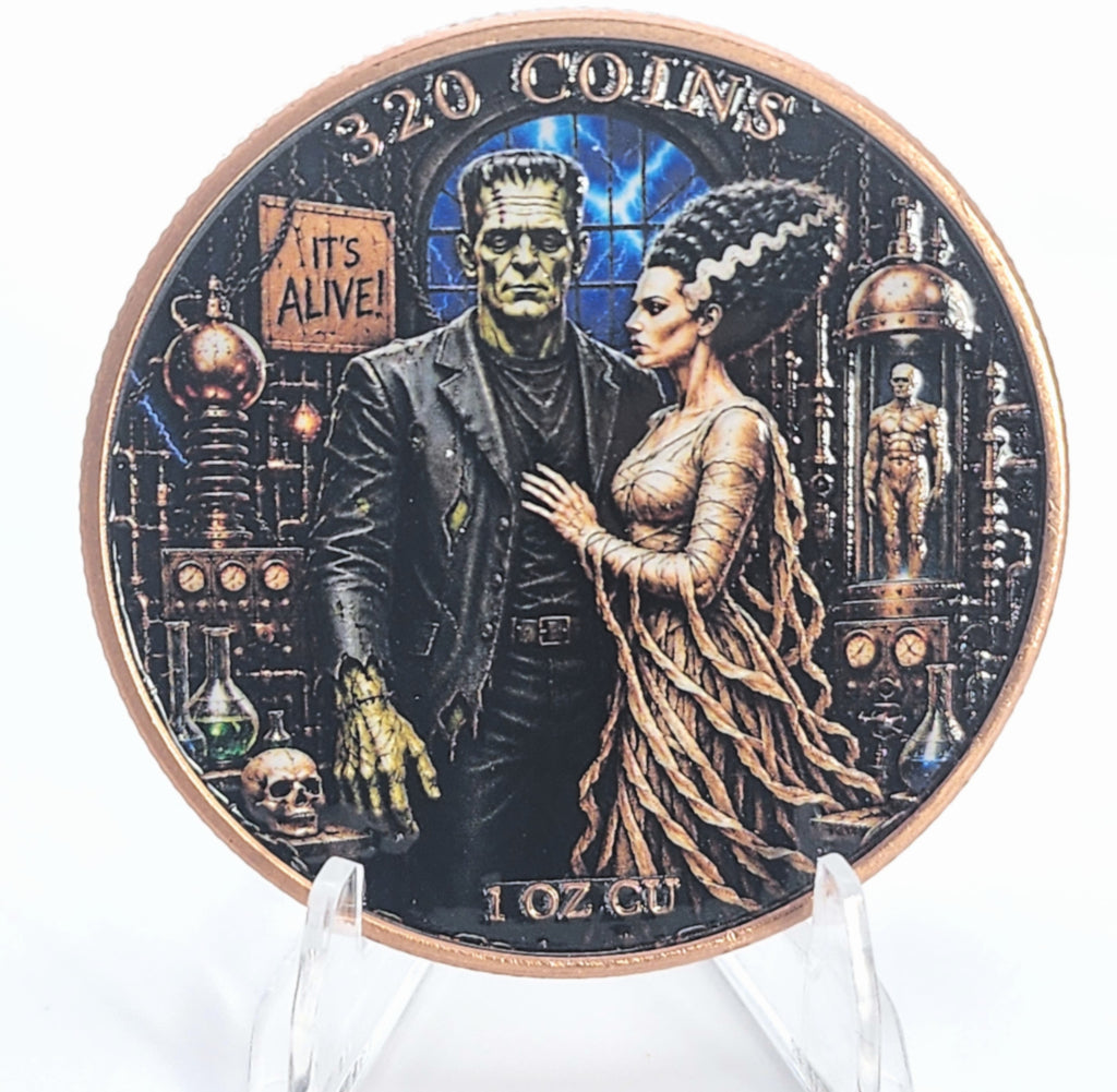 Frankie’s Bride | 1 oz Colorized Copper Libertad Tribute