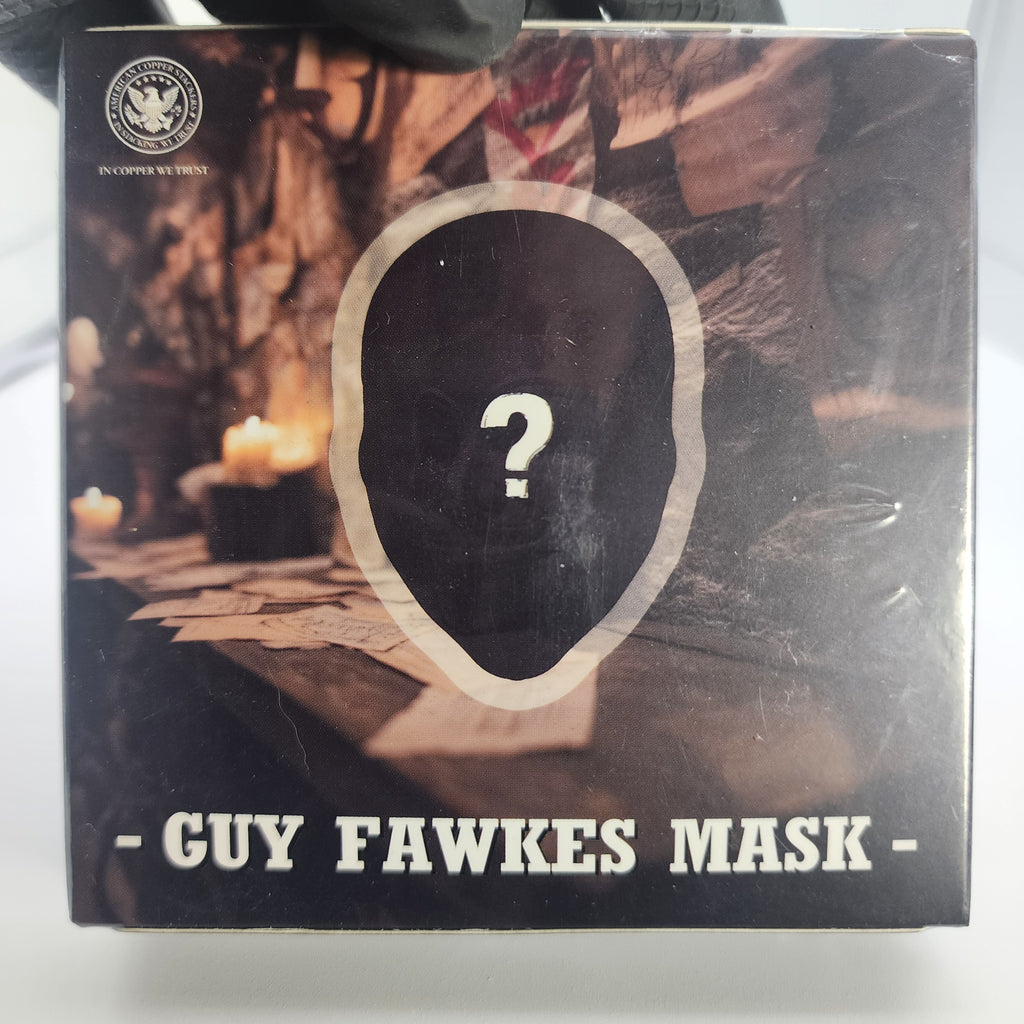 2026 Liberia Guy Fawkes Stacker Copper $1 Coin Blind Box