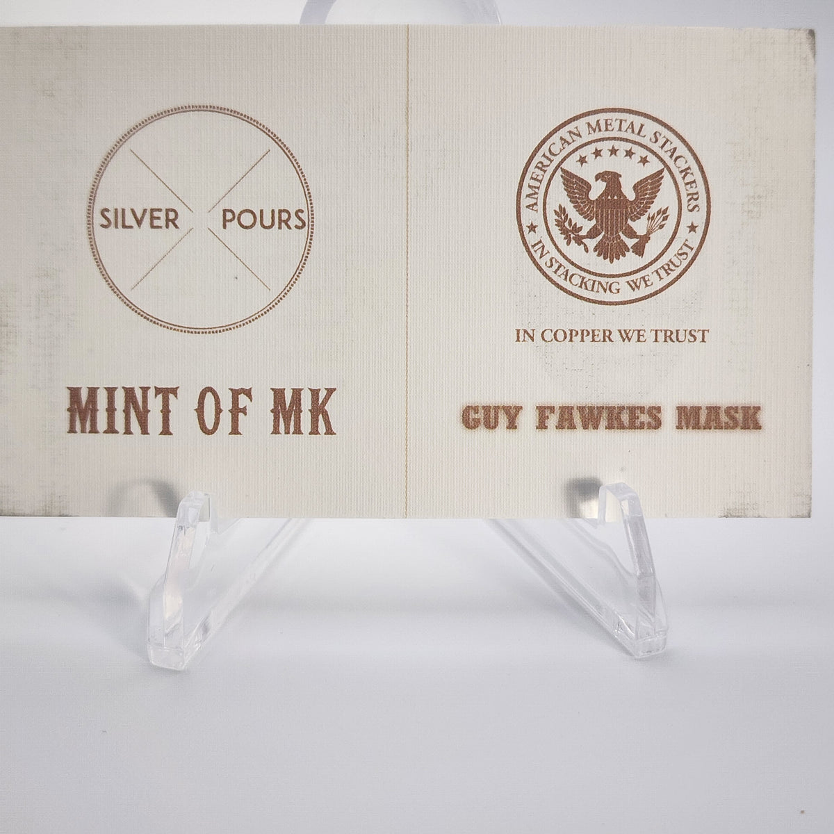 2026 Liberia Guy Fawkes Stacker Copper $1 Coin Blind Box