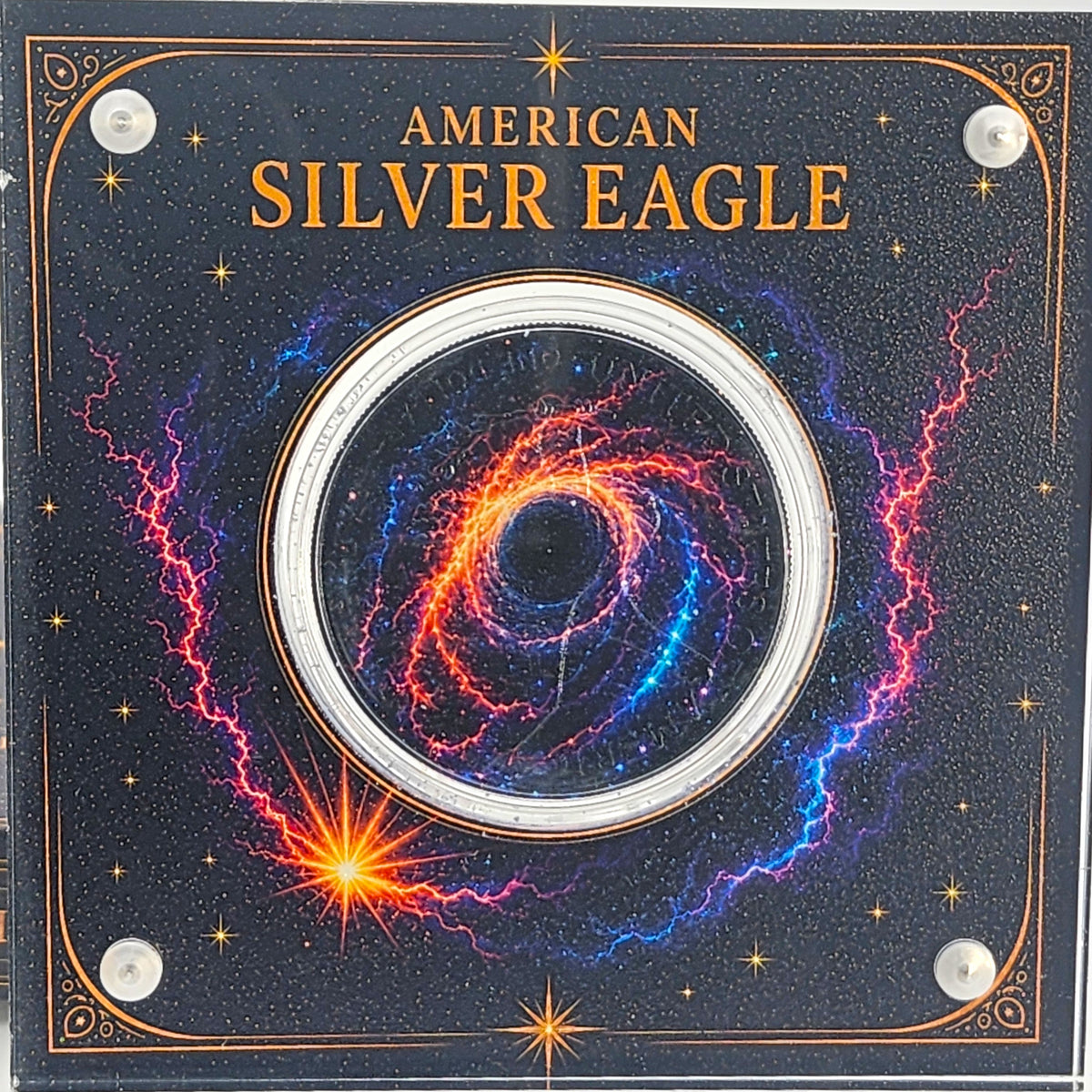 Space Frontier 2024 American Silver Eagle | Cosmic Black Hole Edition