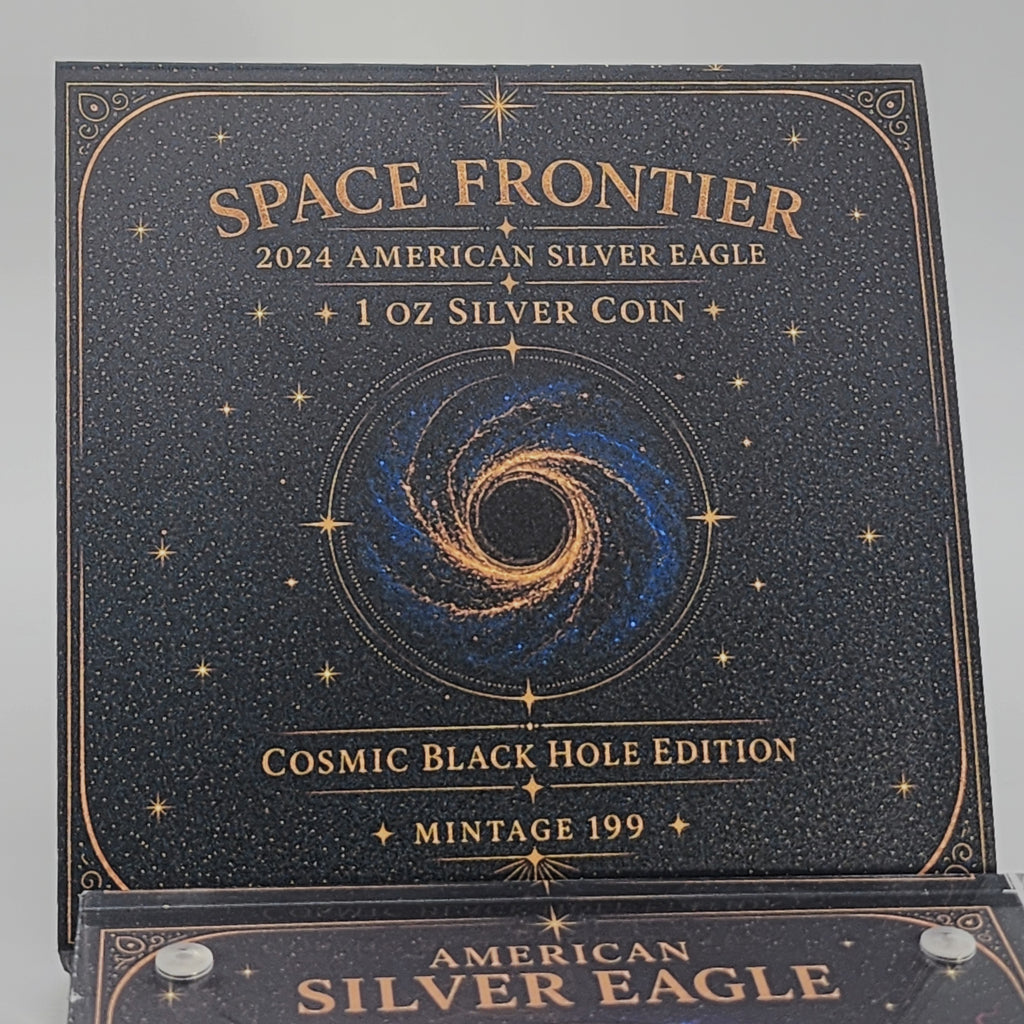 Space Frontier 2024 American Silver Eagle | Cosmic Black Hole Edition
