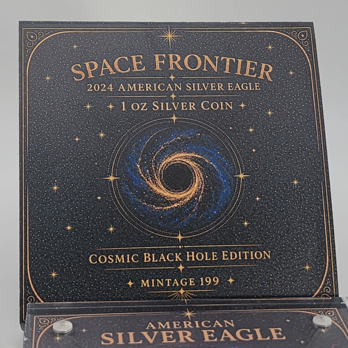 Space Frontier 2024 American Silver Eagle | Cosmic Black Hole Edition