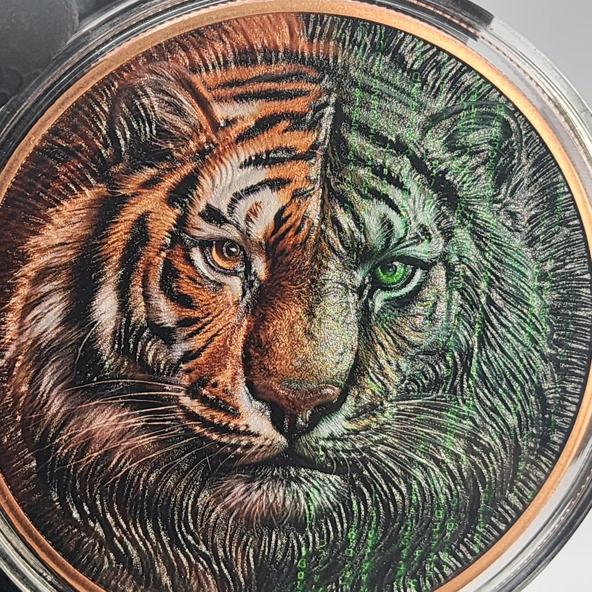 2025 "The Great Escape" Tiger Colorized 5oz Copper