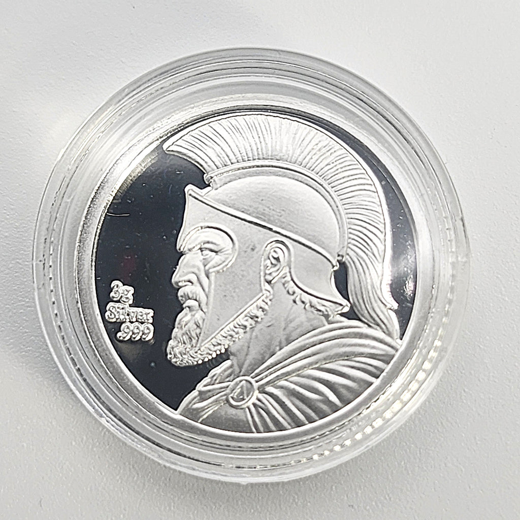 2026 King Leonidas: Molon Labe | 3 g Silver Medal