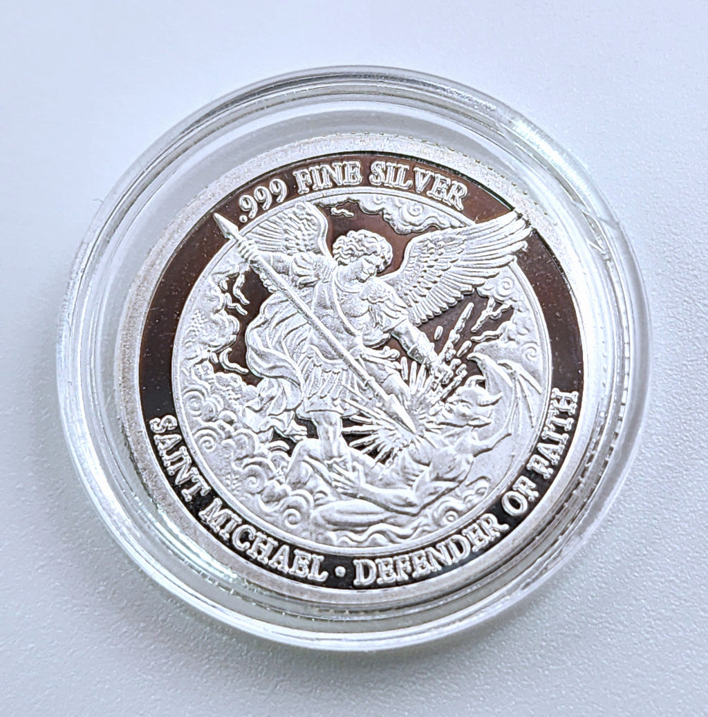 St. Michael 3-gram Silver Medal