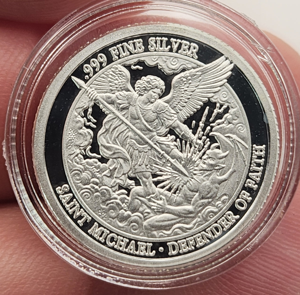 St. Michael 3-gram Silver Medal