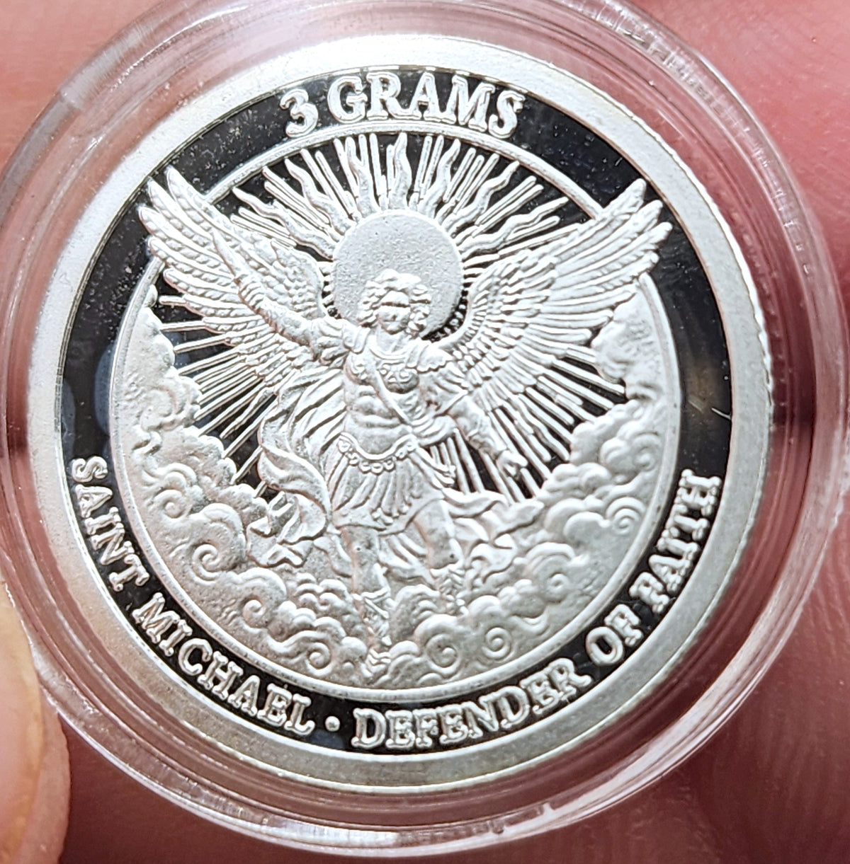 St. Michael 3-gram Silver Medal