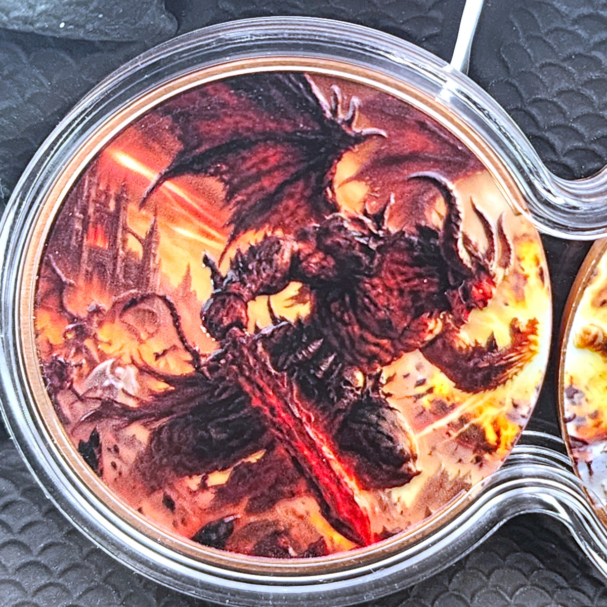 St. Michael vs Satan 2 - 1 AVDP oz Copper Infinity Set