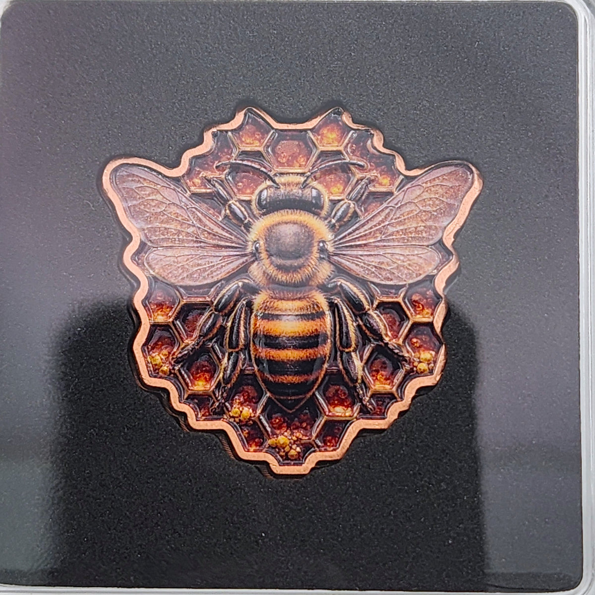 Honey Queen Shaped 1oz AVDP Copper | HoboCoins Exclusive