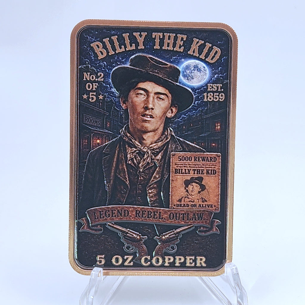 Billy the Kid 5oz Copper | Second in Series
