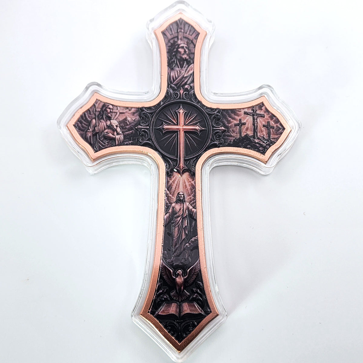 Life of Christ 5oz Copper Cross